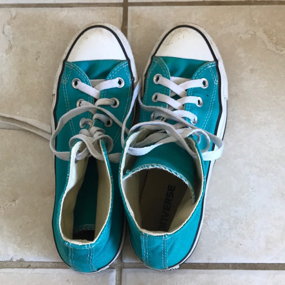 Green/ Blue All- Star Converse